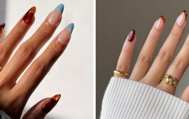 Tortoiseshell manicure: stylish ideas with a fashionable print