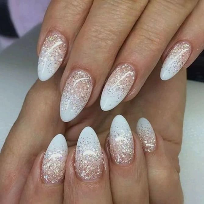 Manicure for New Year 2024 for long nails: new ideas with photos 13