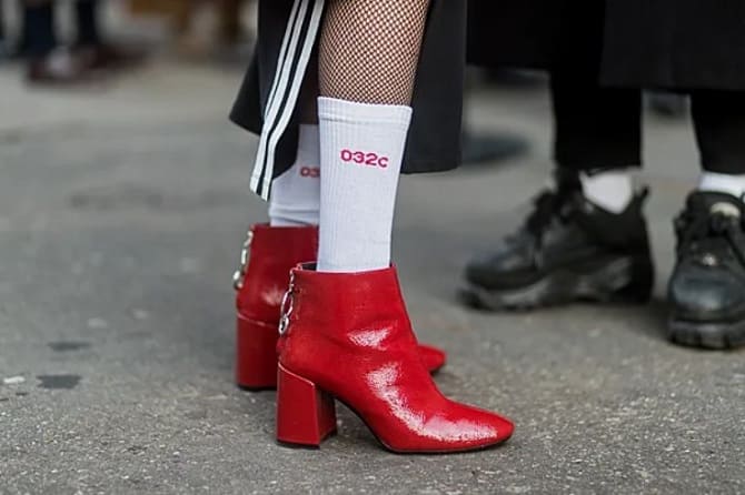 Красная обувь: модный хит нового сезона 4