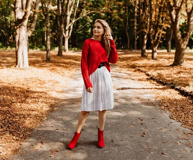 Red shoes: a fashion hit of the new season 5