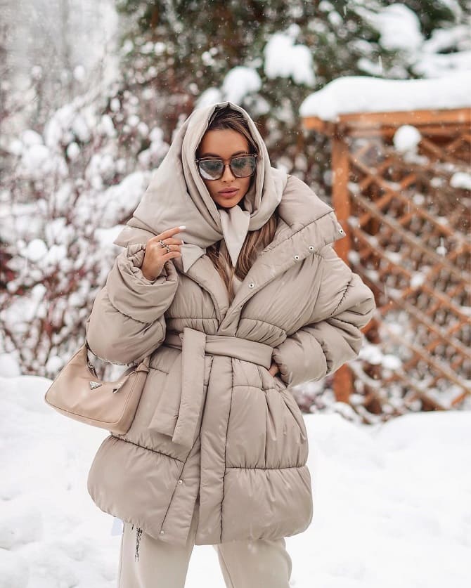 Як носити хустку взимку: модні прийоми на кожен день 5
