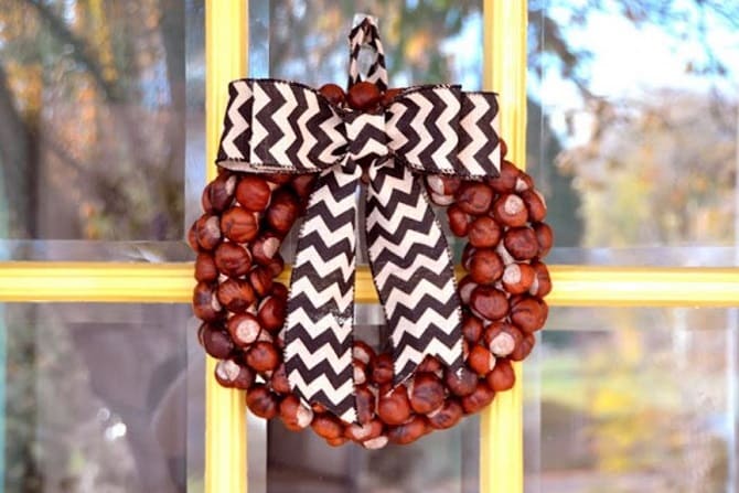 Crafts from chestnuts for the home: interesting ideas with photos 4