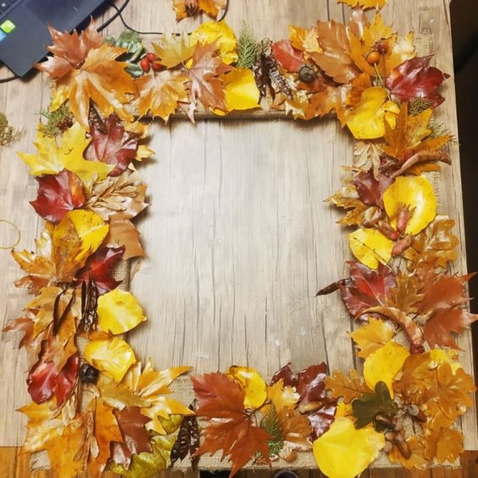 Creativity with nature: ideas for crafts from autumn leaves 3
