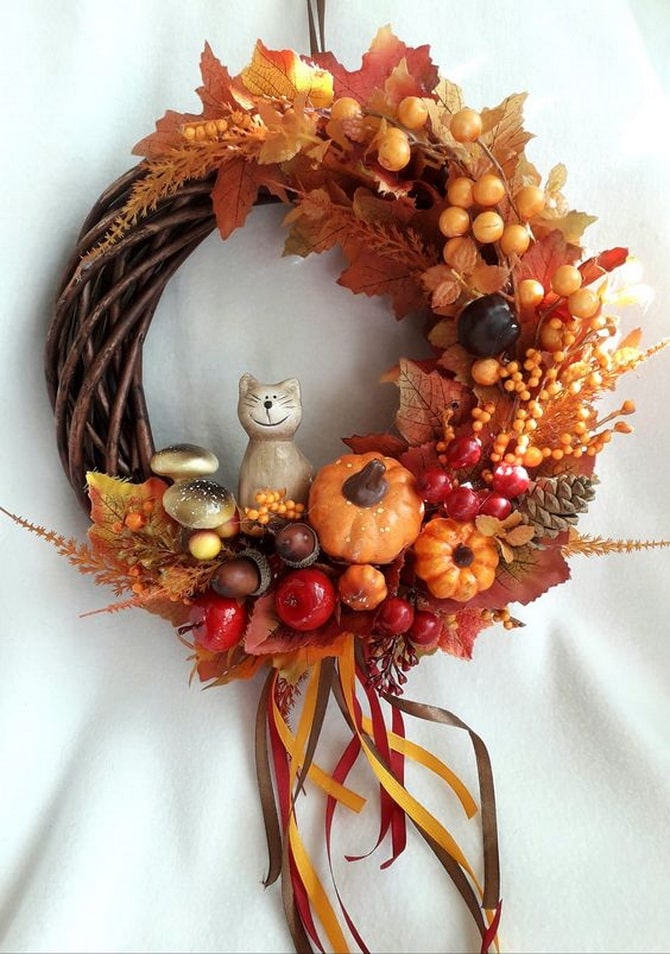 Creativity with nature: ideas for crafts from autumn leaves 6