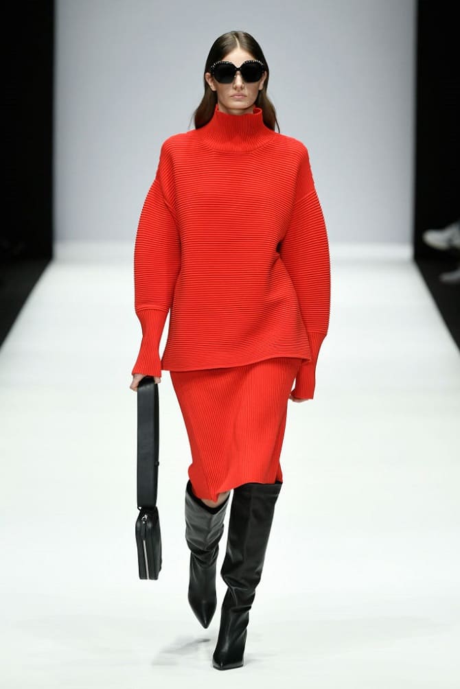Модні светри з високим горлом 2023-2024: актуальні моделі 14