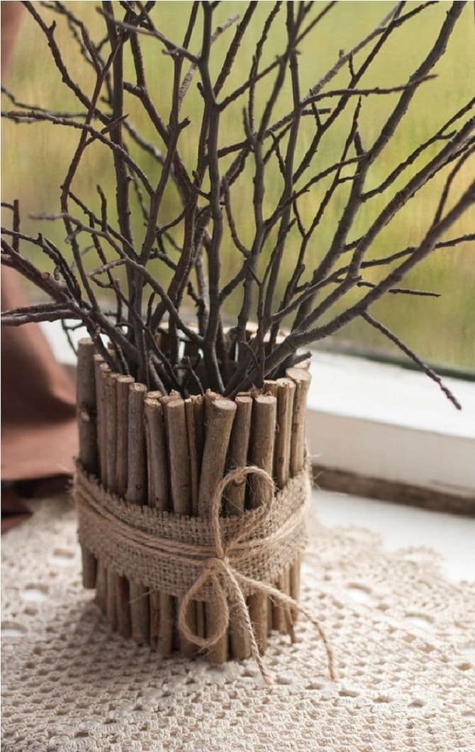 Original DIY crafts from branches: ideas with photos 3