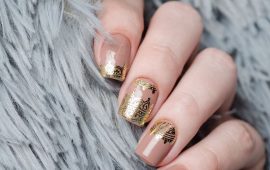 Manicure with foil 2024: new ideas with photos