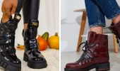 Patent leather boots: fashionable footwear for 2024