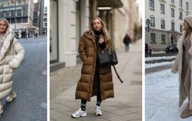 What shoes to wear with a long down jacket: fashion tips