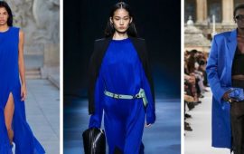 Cobalt blue: how to wear a fashionable color in clothes
