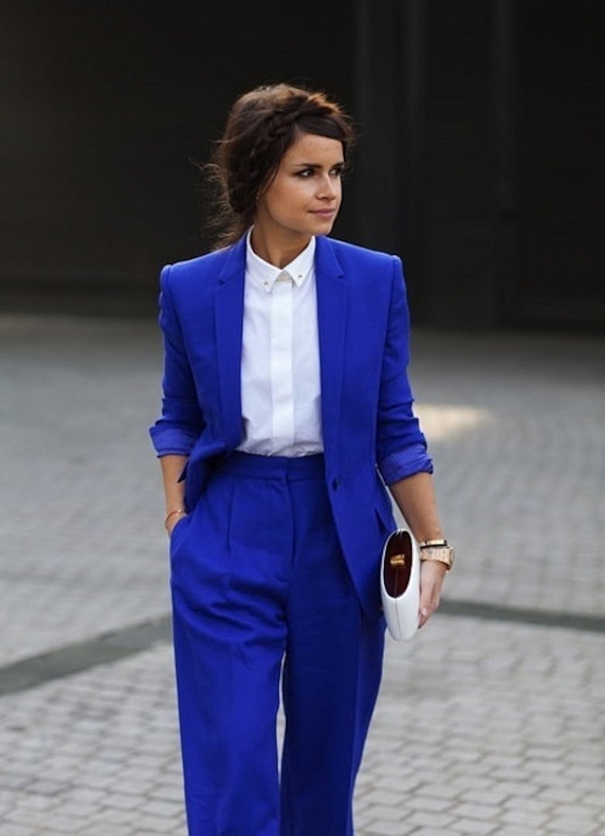 Кобальтовый синий: как носить модный цвет в одежде 4