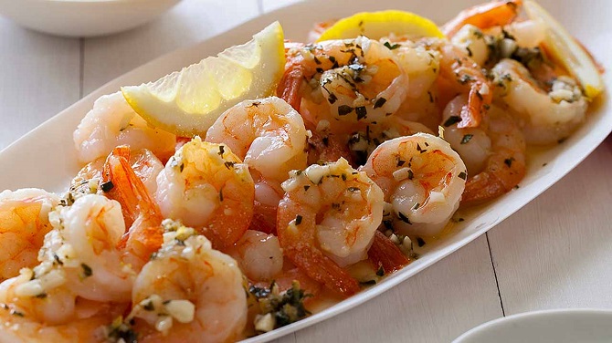 Shrimp main courses: simple recipes 3