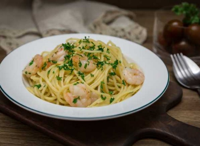 Shrimp main courses: simple recipes 1