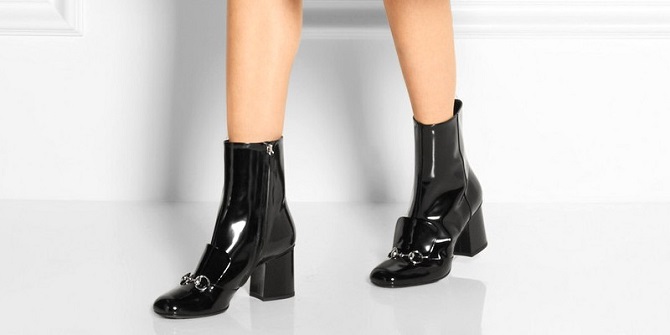 Patent leather boots: fashionable footwear for 2024 2