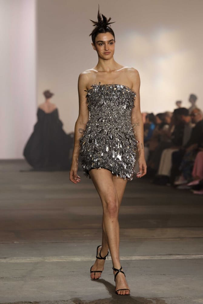 Fashionable images for the New Year 2024 in silver 3