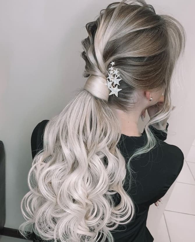 Stylish hairstyles for New Year 2024: ideas with photos 8