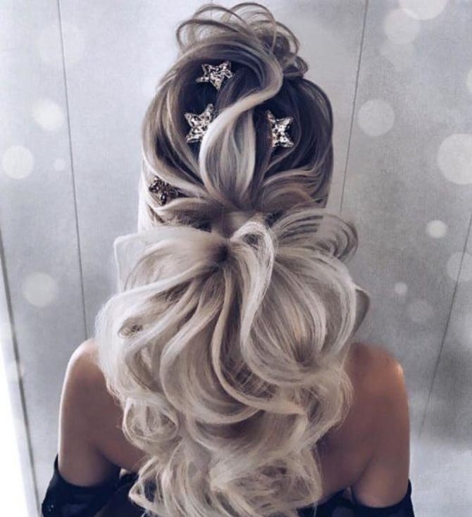 Stylish hairstyles for New Year 2024: ideas with photos 9