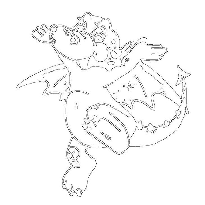 Dragon designs for New Year 2024: templates, stencils for decoration 2