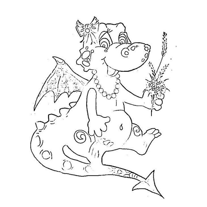 Dragon designs for New Year 2024: templates, stencils for decoration 3