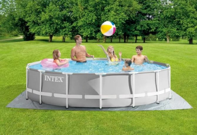 Наслаждаемся летним отдыхом и купанием с домашним бассейном Intex 3