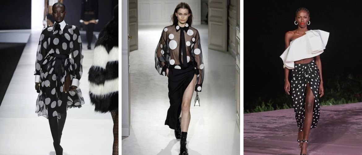 Polka dot print is back in fashion: how to wear this trend in 2024