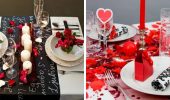 How to decorate a table for Valentine’s Day: new ideas with photos