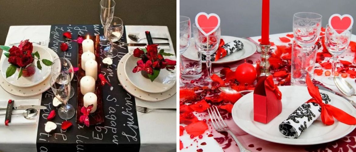 Як прикрасити стіл на день Святого Валентина: нові ідеї з фото