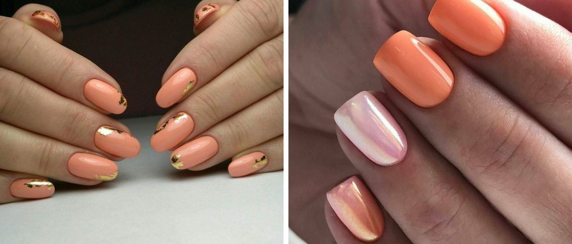Peach manicure 2024: stylish nail design ideas with photos