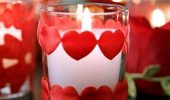 Candle decor for Valentine’s Day: ideas with photos