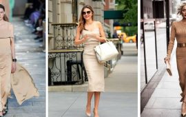 5 fashionable dresses in beige shades – current models for 2024