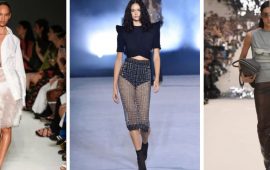 Fashionable transparent skirts for spring 2024: current trends