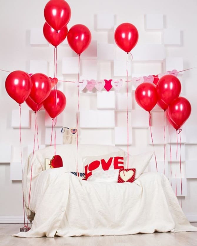 Photo zone for Valentine’s Day: decor ideas 7