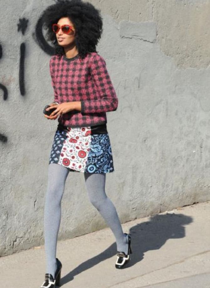 Gray tights: what to wear with this spring’s fashion trend 9