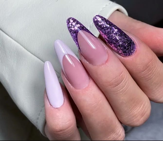 Lavender manicure 2024: stylish spring ideas 4