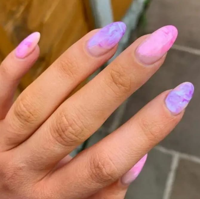 Lavender manicure 2024: stylish spring ideas 23