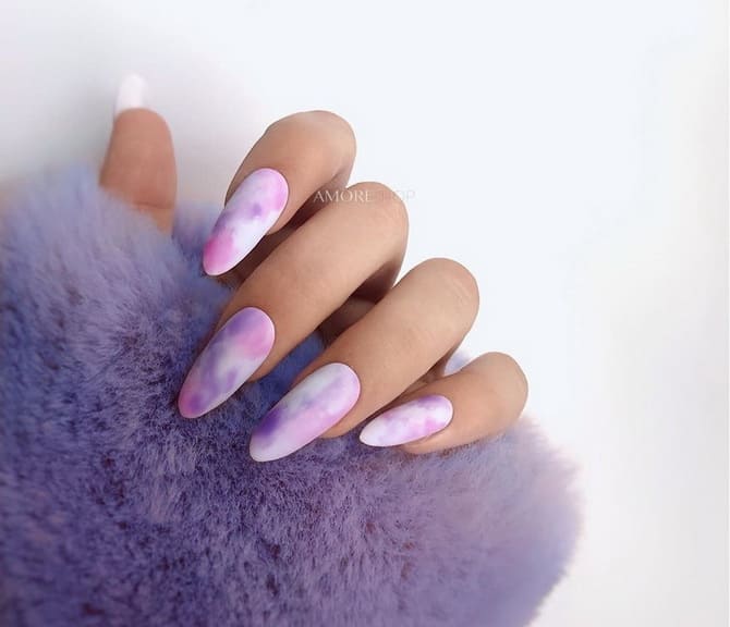 Lavender manicure 2024: stylish spring ideas 22