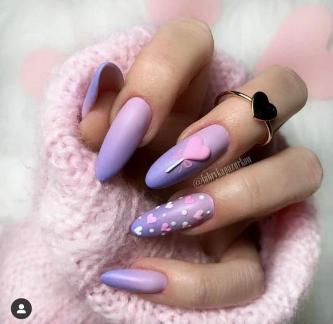 Lavender manicure 2024: stylish spring ideas 7