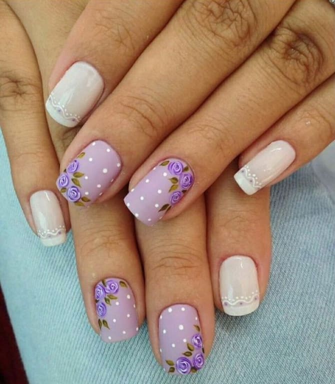 Lavender manicure 2024: stylish spring ideas 16