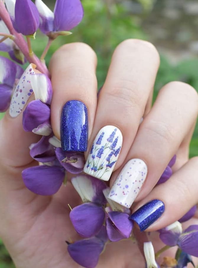 Lavender manicure 2024: stylish spring ideas 19
