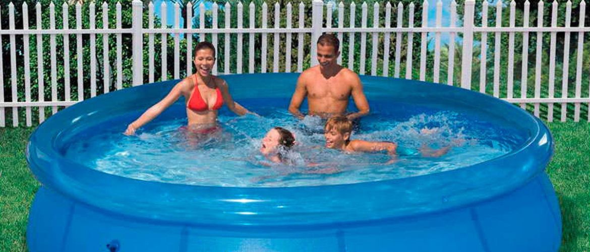 Наслаждаемся летним отдыхом и купанием с домашним бассейном Intex