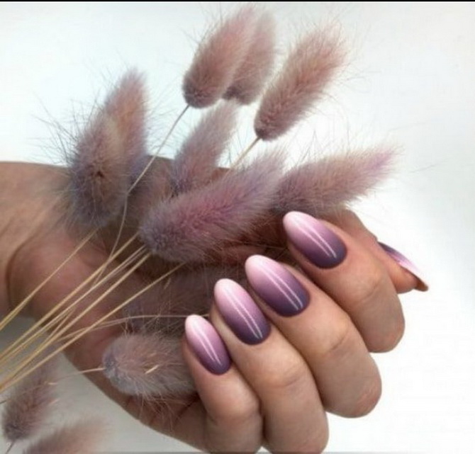 Two Tone Nails 2024: the best combinations and photo ideas 2