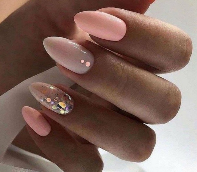Peach manicure 2024: stylish nail design ideas with photos 11