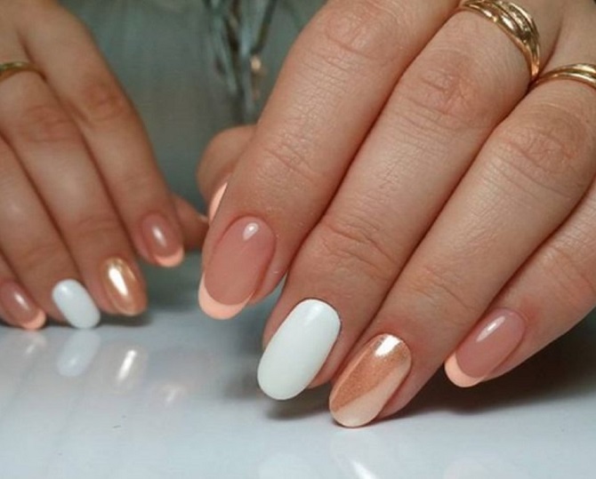 Peach manicure 2024: stylish nail design ideas with photos 14