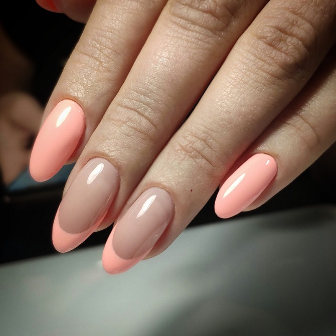 Peach manicure 2024: stylish nail design ideas with photos 15
