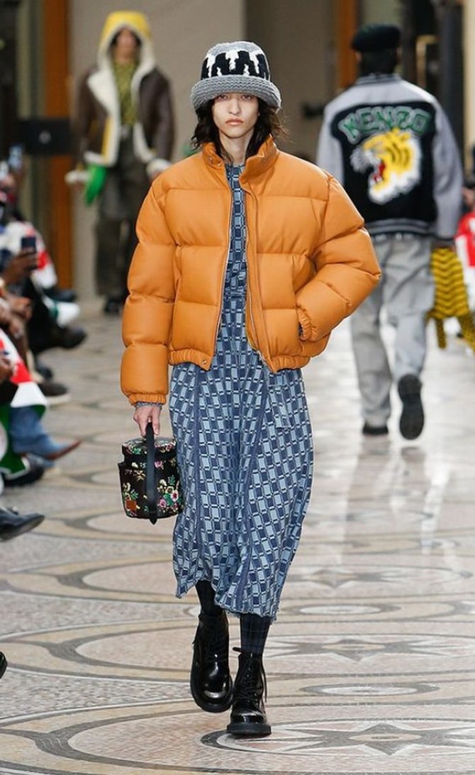 Stylish looks with a down jacket for winter 2024 8