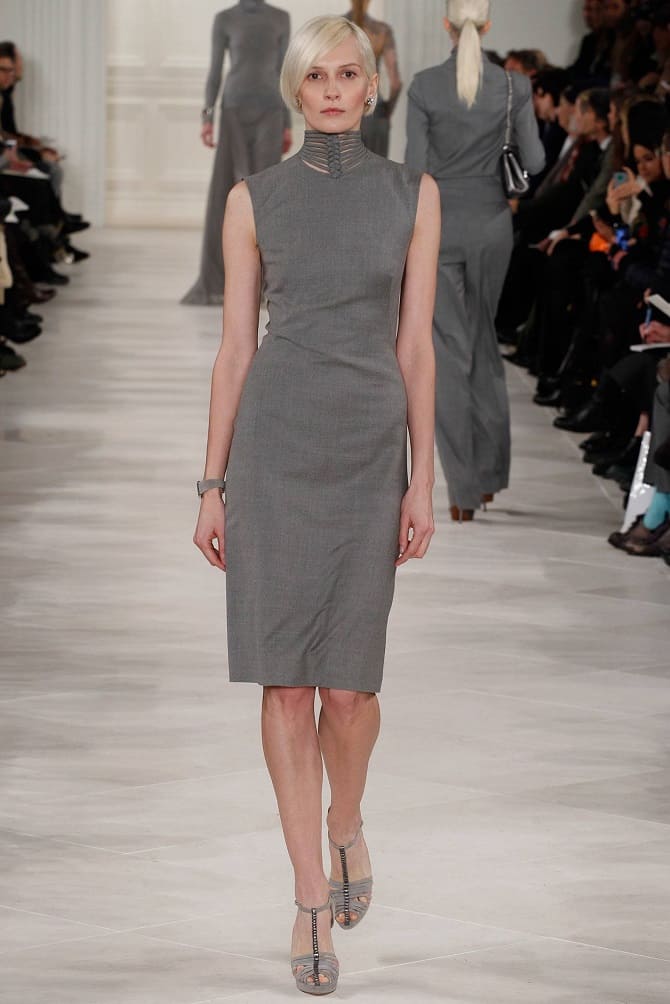 Gray dresses: fashion trend 2024-2025 3