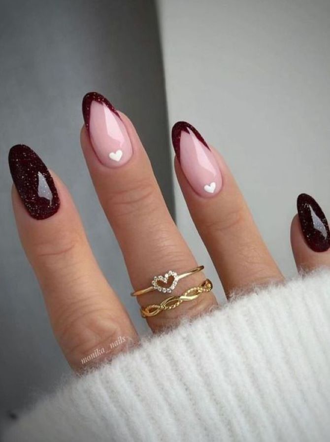 Plum manicure: stylish nail art ideas 6