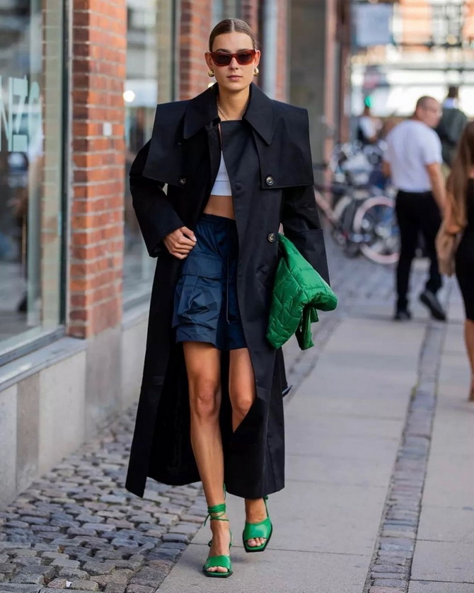 The combination of blue and green in fashionable looks: ideas for all occasions 19