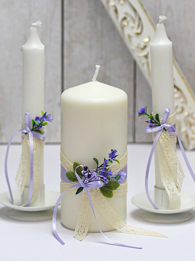 Candle decor for Valentine’s Day: ideas with photos 12