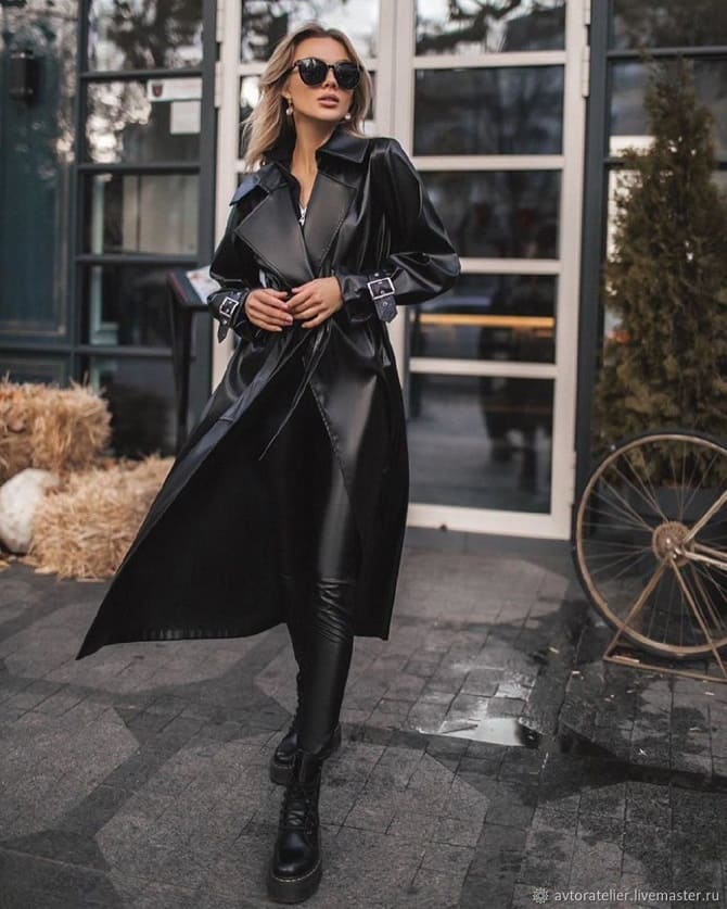 Leather trench coat – how to wear a fashion trend this spring 3